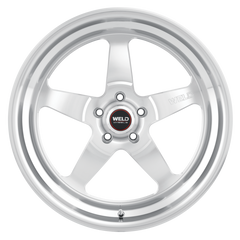 Weld S105 20x10.5 Ventura Drag 5x120 ET38 BS7.25 Gloss SIL MACH DIA 72.56