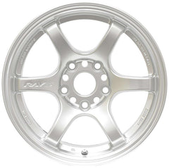 Gram Lights 57DR 15x8.0 +28 4-100 Sunlight Silver Wheel
