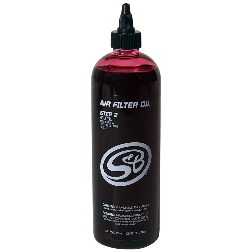 S&B - 16 oz. Bottle of Air Filter Oil - Red S&B - Demon Performance