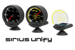 GReddy Sirius Unify Turbo Boost Gauge Set (Sirius Meter w/Boost Pressure Sensor Set & Vision Displ)
