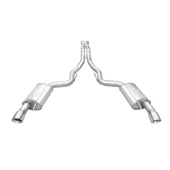 Stainless Works 2024 Mustang GT Catback Dual Tips Redline Sound X-Pipe Factory Connect Exhaust