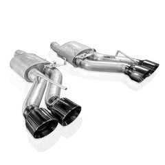 Stainless Works 22-25 Cadillac CT5-V Blackwing Axleback Exhaust - Black Chrome Tips