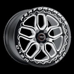 Weld Racing Laguna Bead Lock 17x10/ 5x114.3 / ET49 / BS7.50 Gloss BLK MIL Wheel DIA 78.1