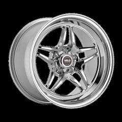 Weld S81 17x5 / 5x4.5 BP / 2.2in. BS (-21mm Offset) Polished Wheel 3.18 ID (High Pad) - Non-Beadlock
