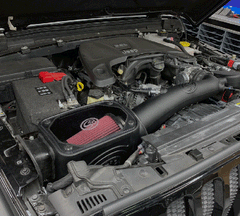 Cold Air Intake For 18-22 Jeep Wrangler JL/Rubicon 3.6L Cotton Cleanable Red S&B