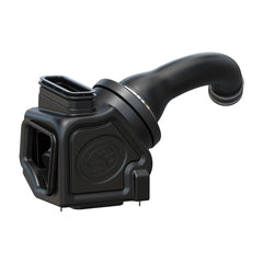 Cold Air Intake For 17-19 Chevrolet Silverado GMC Sierra V8-6.6L L5P Duramax Dry Extendable White S&B