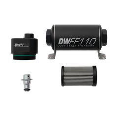DeatschWerks DWFFR-X 110mm Billet Fuel Filter Regulator - 10 Micron