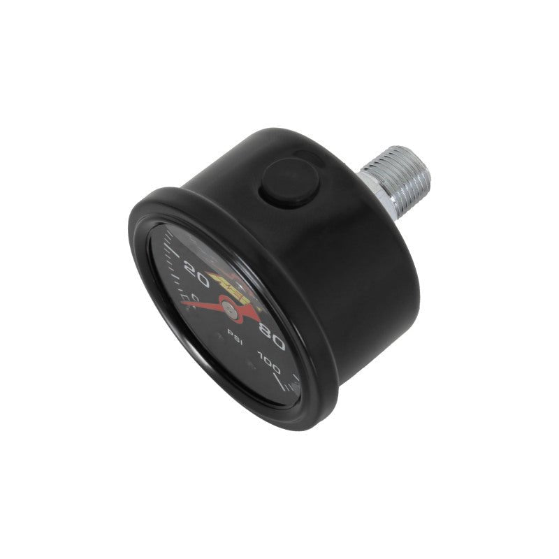 AEM - AEM 0 - 100 PSI Liquid Filled Mechanical Pressure Gauge - 1/8 NPT - Demon Performance