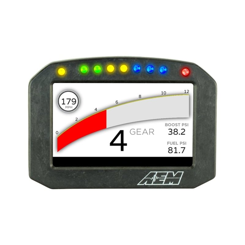 AEM - AEM CD - 5G Carbon Flush Digital Dash Display w/ Internal 20Hz GPS & Antenna - Demon Performance
