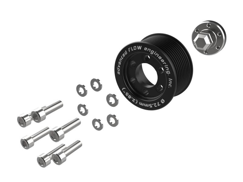 aFe - aFe 15 - 23 Dodge Challenger / 15 - 23 Dodge Charger SRT Hellcat 2.85in Supercharger Power Pulley Kit - Demon Performance