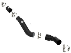 aFe - aFe 16 - 19 RAM 1500 V6 3.0L (TD) BladeRunner 3in Aluminum Hot Charge Pipe - Black - Demon Performance