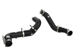 aFe - aFe 16 - 19 RAM 1500 V6 3.0L (TD) BladeRunner 3in Aluminum Hot & Cold Charge Pipe Kit - Black - Demon Performance