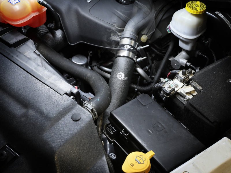 aFe - aFe 16 - 19 RAM 1500 V6 3.0L (TD) BladeRunner 3in Aluminum Hot & Cold Charge Pipe Kit - Black - Demon Performance