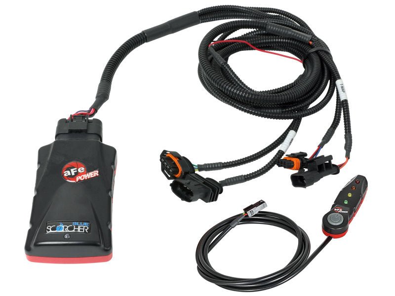 aFe - aFe Scorcher Blue Module 15-21 Ford Mustang Ecoboost L4-2.3L (t) - Demon Performance