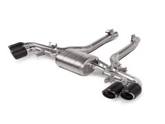 Akrapovic - Akrapovic 2024+ BMW X5M / X6M (Face Lift) Slip - On Line (Titanium) w/Carbon Fiber Tips - Demon Performance