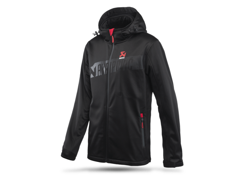 Akrapovic - Akrapovic Mens Corpo Softshell Jacket Black - L - Demon Performance