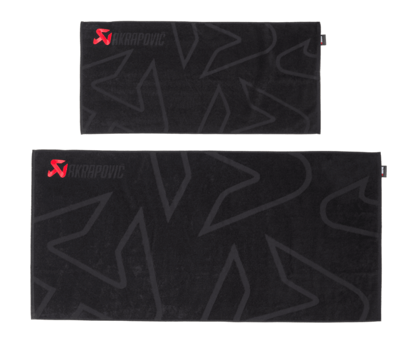 Akrapovic - Akrapovic Towel Set - Black w/ Red Logo - Demon Performance