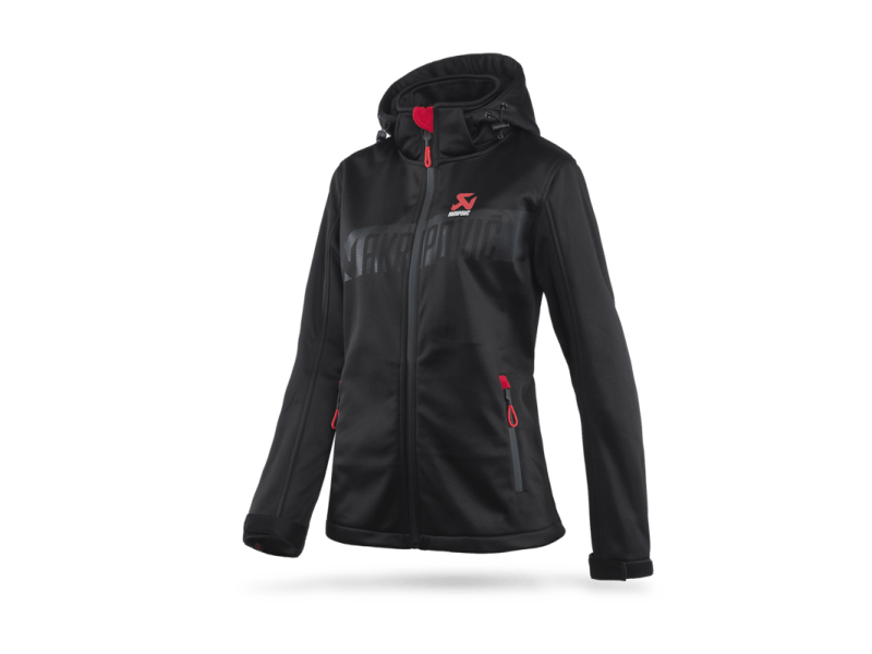 Akrapovic - Akrapovic Womens Corpo Softshell Jacket Black - M - Demon Performance