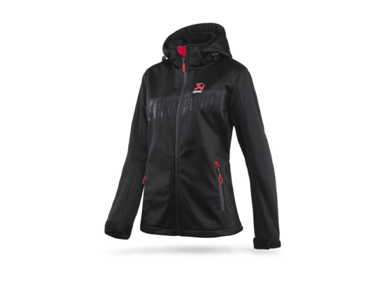 Akrapovic - Akrapovic Womens Corpo Softshell Jacket Black - S - Demon Performance
