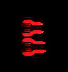 AlphaRex - AlphaRex 09 - 18 Dodge RAM LUXX - Series LED Taillights Black Red w/Actv Light & SS - Demon Performance