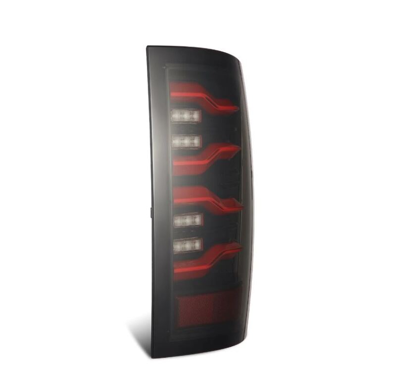 AlphaRex - AlphaRex 09 - 18 Dodge RAM LUXX - Series LED Taillights Black Red w/Actv Light & SS - Demon Performance