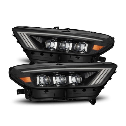 AlphaRex - AlphaRex 15 - 17 Ford Mustang NOVA Series LED Projector Headlights Blk - Demon Performance