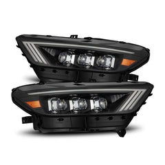 AlphaRex - AlphaRex 15 - 17 Ford Mustang NOVA Series LED Projector Headlights Blk - Demon Performance