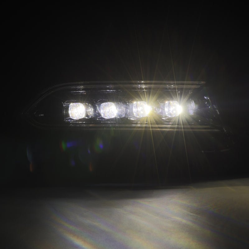 AlphaRex - AlphaRex 15 - 23 Dodge Charger NOVA LED Proj Headlights Alpha - Blk w/Actv Light & Seq.Sig / SB DRL - Demon Performance