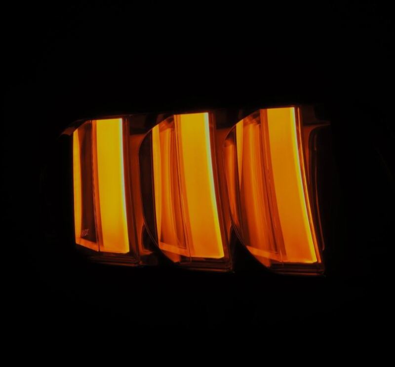 AlphaRex - AlphaRex 15-23 Ford Mustang NOVA-Series Prismatic LED Tail Lights Black-Clear - Demon Performance