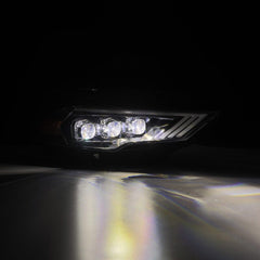 AlphaRex - AlphaRex 18 - 22 Ford Mustang NOVA - Series LED Projector Headlights Black - Demon Performance