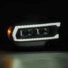 AlphaRex - AlphaRex 19 - 21 Ram 2500 PRO - Series Projector Headlights Plank Style Black w/Activation Light - Demon Performance