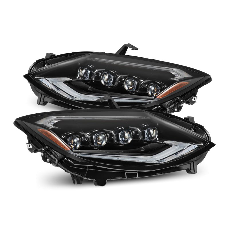 AlphaRex - AlphaRex 23 - 24 Nissan Z NOVA - Series LED Projector Headlights Alpha - Blk w/Activation Light & Seq.Sig - Demon Performance