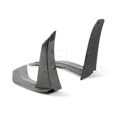 Anderson Composites - Anderson Composites 2020 Ford Mustang/Shelby GT500 Carbon Fiber Front Splitter Wickers - Demon Performance