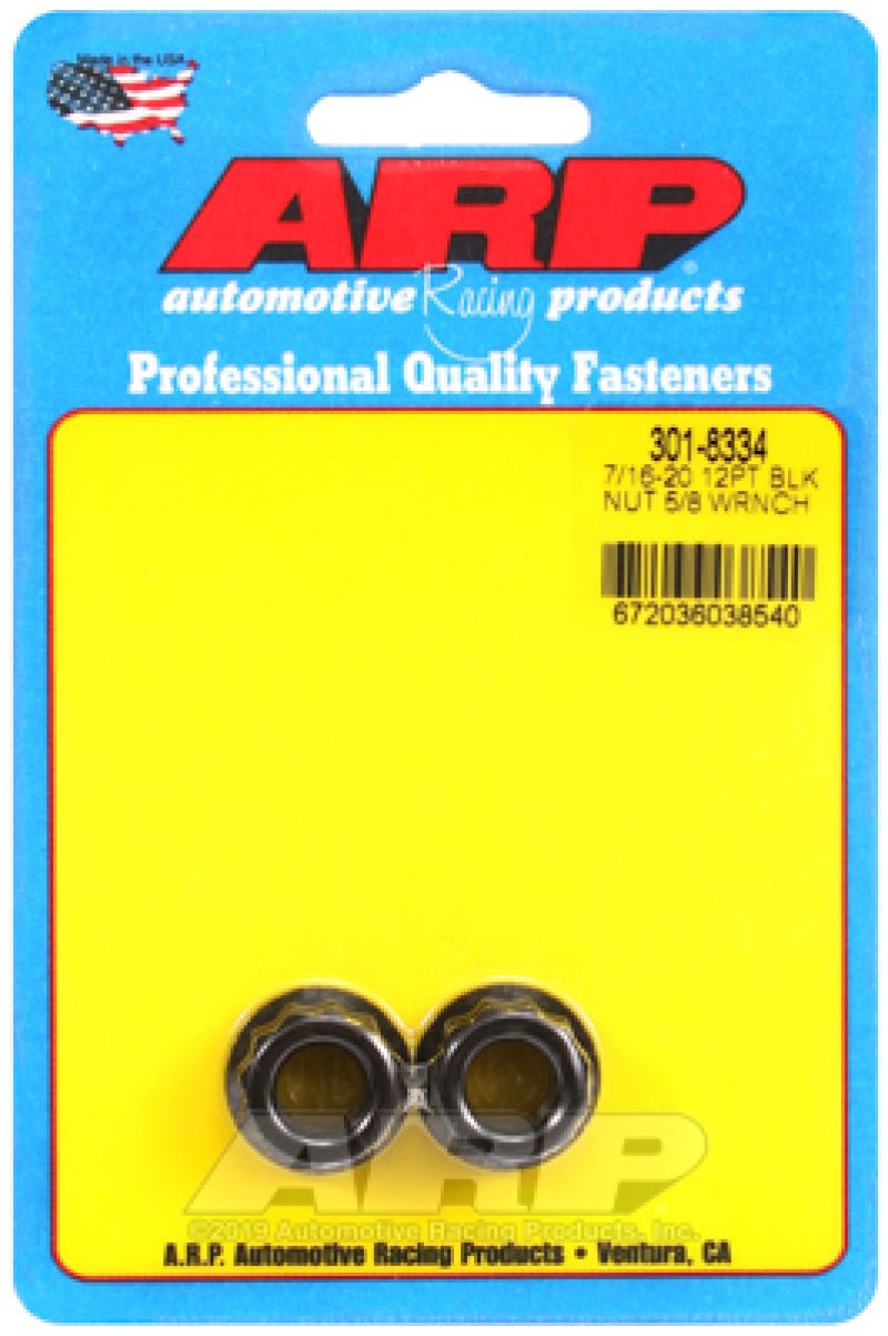 ARP - ARP 7/16in-20 5/8 Socket 12pt Nut Kit - Demon Performance