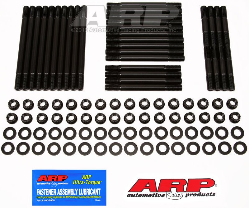 ARP - ARP BB Chevrolet Brodix 12pt Head Stud Kit - Black - Demon Performance