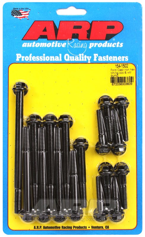 ARP - ARP Ford Cast Iron Hex Timing Cover and Water Pump Kit - Demon Performance