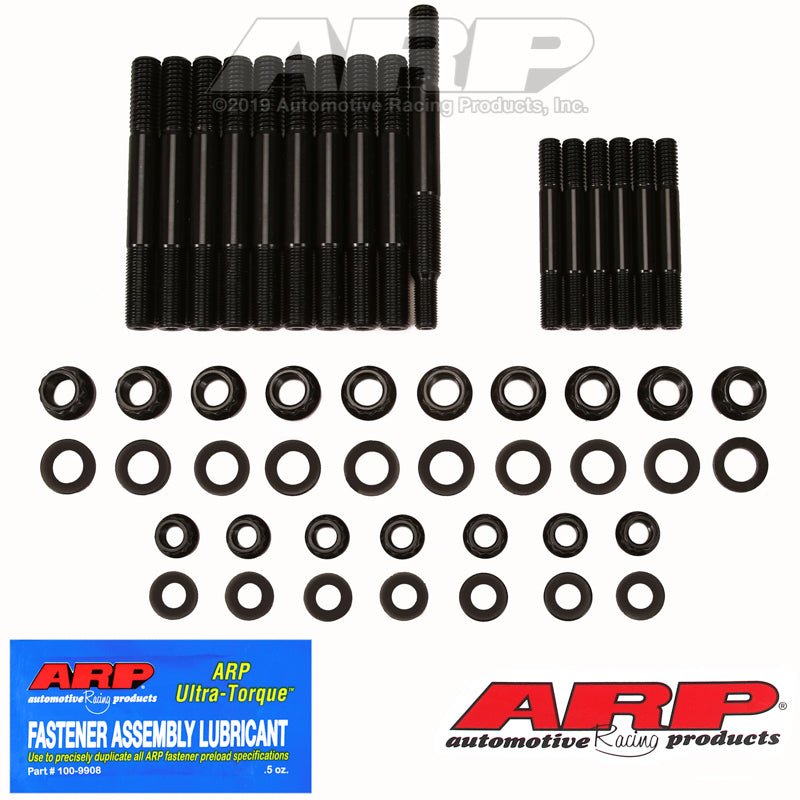 ARP - ARP Ford New Boss 302 w/ Rear Sump OIl Pan Main Stud Kit - Demon Performance