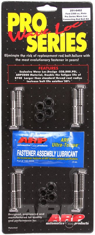 ARP - ARP Ford Pinto 2300cc Wave - Loc Rod Bolt Kit - Demon Performance