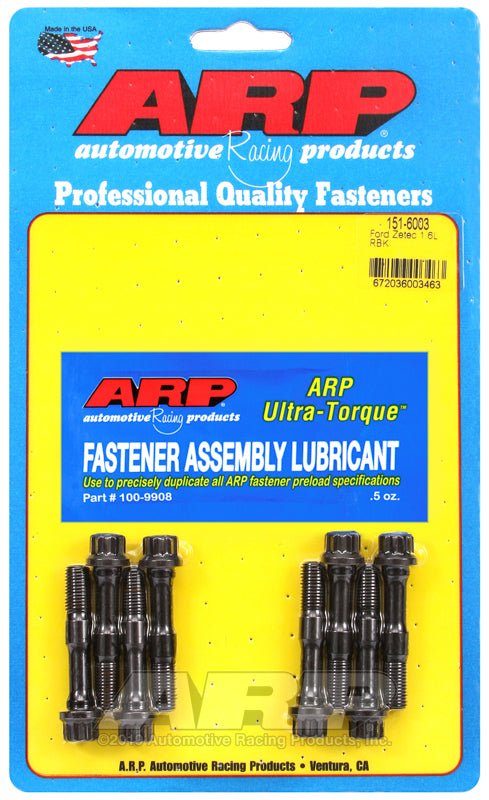 ARP - ARP Ford Zetec 1.6L M9 Rod Bolt Kit - Demon Performance