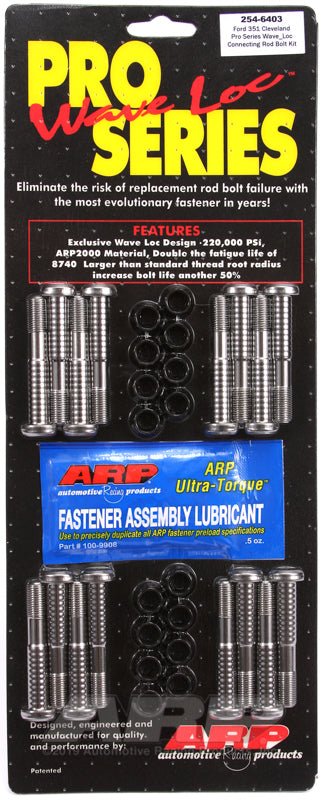 ARP - ARP SB Ford 351C Wave - Loc Rod Bolt Kit - Demon Performance