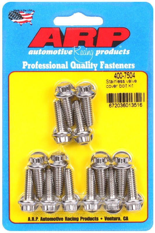 ARP - ARP SS Valve Cover Bolt Kit - Demon Performance