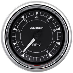 AutoMeter - AutoMeter 3-3/8in 8K RPM In-Dash Tachometer Gauge - Chrome - Demon Performance