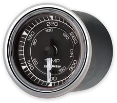 AutoMeter - AutoMeter Chrono 2-1/16in 300 Degree Temperature Electric Gauge - Chrome - Demon Performance