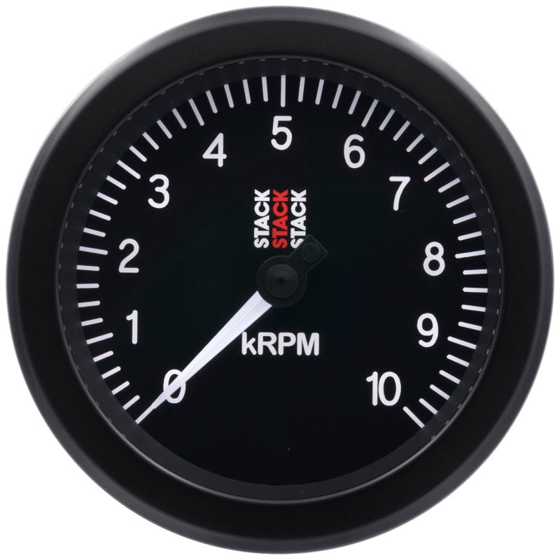 AutoMeter - Autometer Stack Sport 88mm 0 - 10K RPM Tachometer - Black - Demon Performance