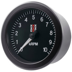 AutoMeter - Autometer Stack Sport 88mm 0 - 10K RPM Tachometer - Black - Demon Performance