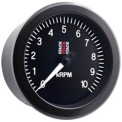 AutoMeter - Autometer Stack Sport 88mm 0 - 10K RPM Tachometer - Black - Demon Performance
