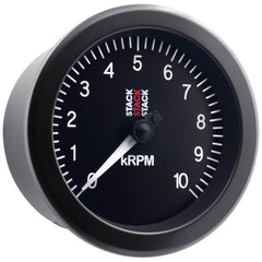 AutoMeter - Autometer Stack Sport 88mm 0 - 10K RPM Tachometer - Black - Demon Performance