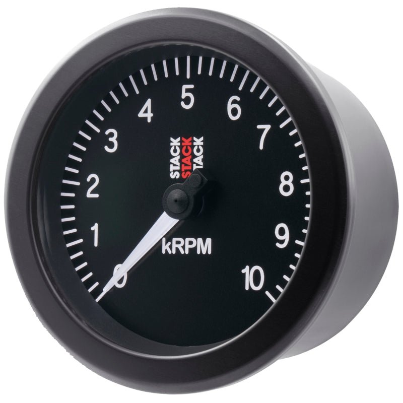 AutoMeter - Autometer Stack Sport 88mm 0 - 10K RPM Tachometer - Black - Demon Performance