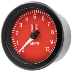 AutoMeter - Autometer Stack Sport 88mm 0 - 10K RPM Tachometer - Red - Demon Performance