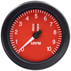 AutoMeter - Autometer Stack Sport 88mm 0 - 10K RPM Tachometer - Red - Demon Performance